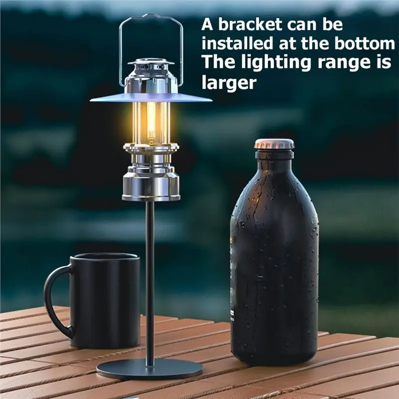 Year-Round Sale K7 Camping Light, Portable Outdoor And Hiking Flashlight, Type-C Rechargeable, IP44 Waterproof, Long Battery Lif