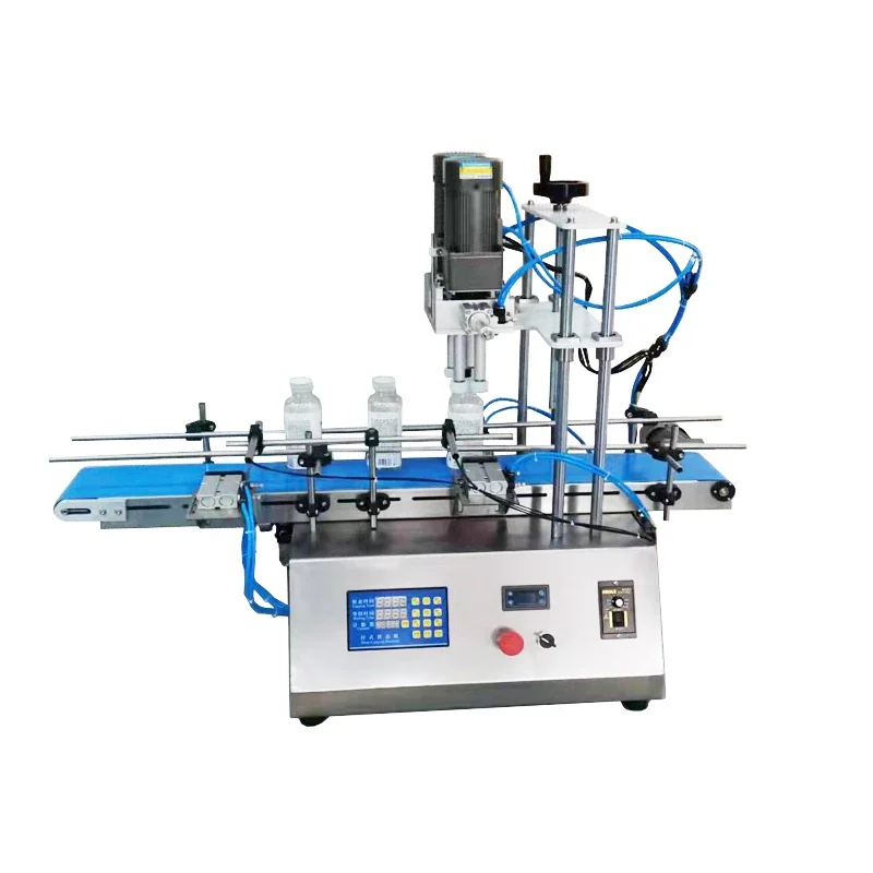 XLSGJ-6300 desktop duckbill type capping machine semi-automatic capping machine laundry detergent spray nozzle typ