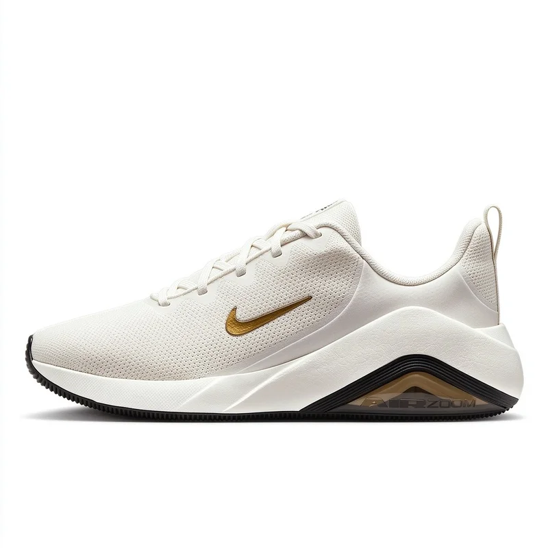 Minimalist Warm Tone Sport Footwear, Breathable Woven Mesh, Visible Zoom Air Midsole, Trendy Daily Walking Sneakers FZ1689-004