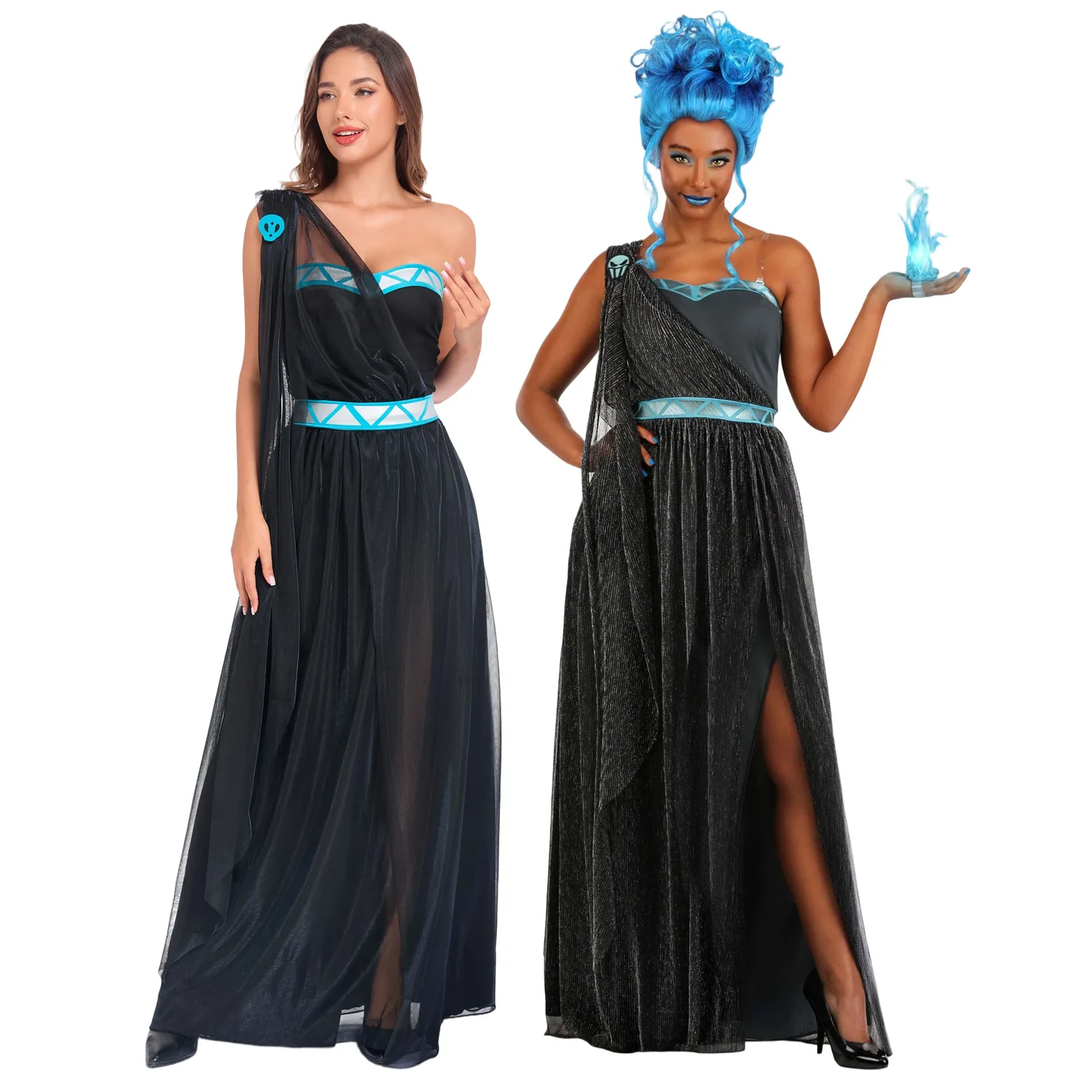 

Women's Hades Hydra Cosplay Costume, Greek Goddess Underworld Deity Outfit, Adult Halloween Fancy Dress