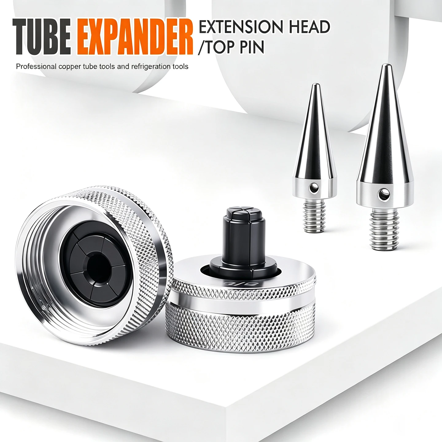 Hydraulic Copper Tube Expander Head 6-54mm, HVAC Refrigeration Air Conditioner Pipe Expanding Tool