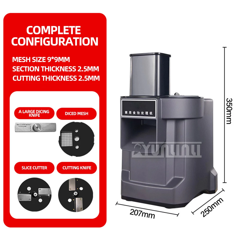 Версия 2025 года, овощерезка, автоматический измельчитель, машина Cortador Patatas Procesador De Alimento