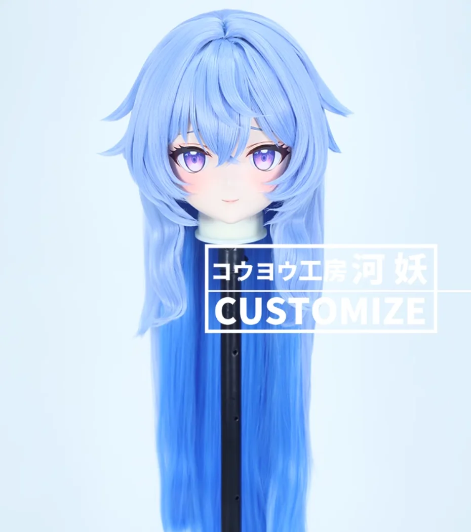 

C-10179 Настроить полную голову смола мультфильм косплей японский персонаж аниме ролевая игра Crossdress маска кигуруми с задней оболочкой