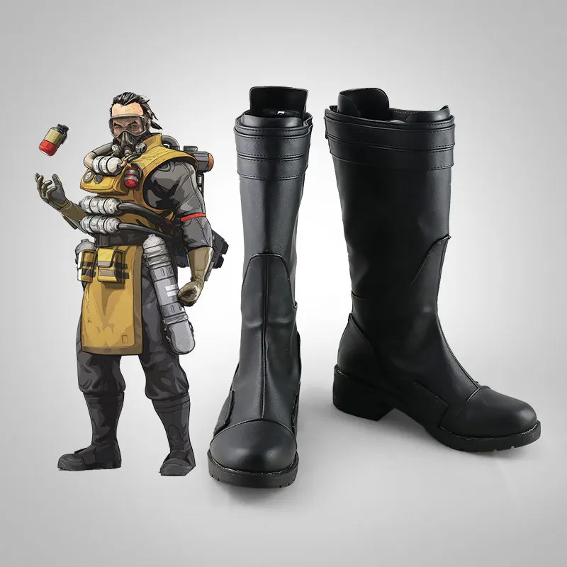 

Обувь для косплея по игре Apex Legends: ботинки Caustic, аксессуары и реквизит для костюма на Хэллоуин
