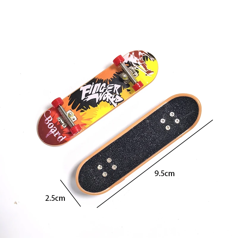 1/3 قطعة ألعاب تزلج صغيرة للأصابع سكوتر إبداعي ألواح أصابع سبيكة + لوح تزلُّج بلاستيكي ألعاب للأطفال الأولاد هدايا #3