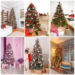 Christmas Photography Backgrounds Tree Gift Children Photo Backdrop For Studio Photocall Props YDH-03