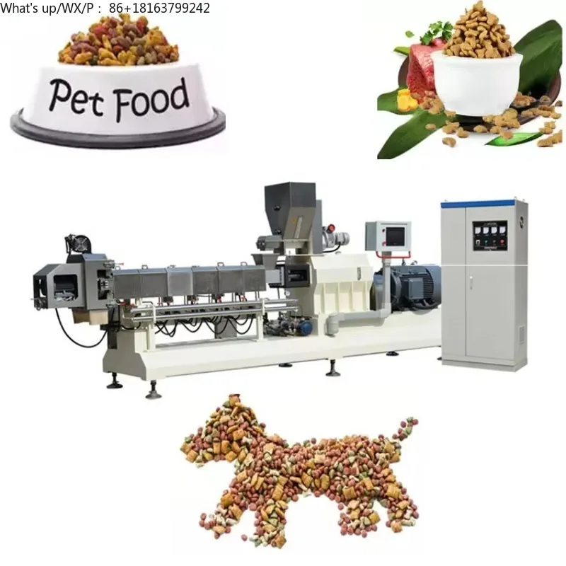High Quality Food Machine Animals Production Pellet Line Dry Dog Food Making Machine