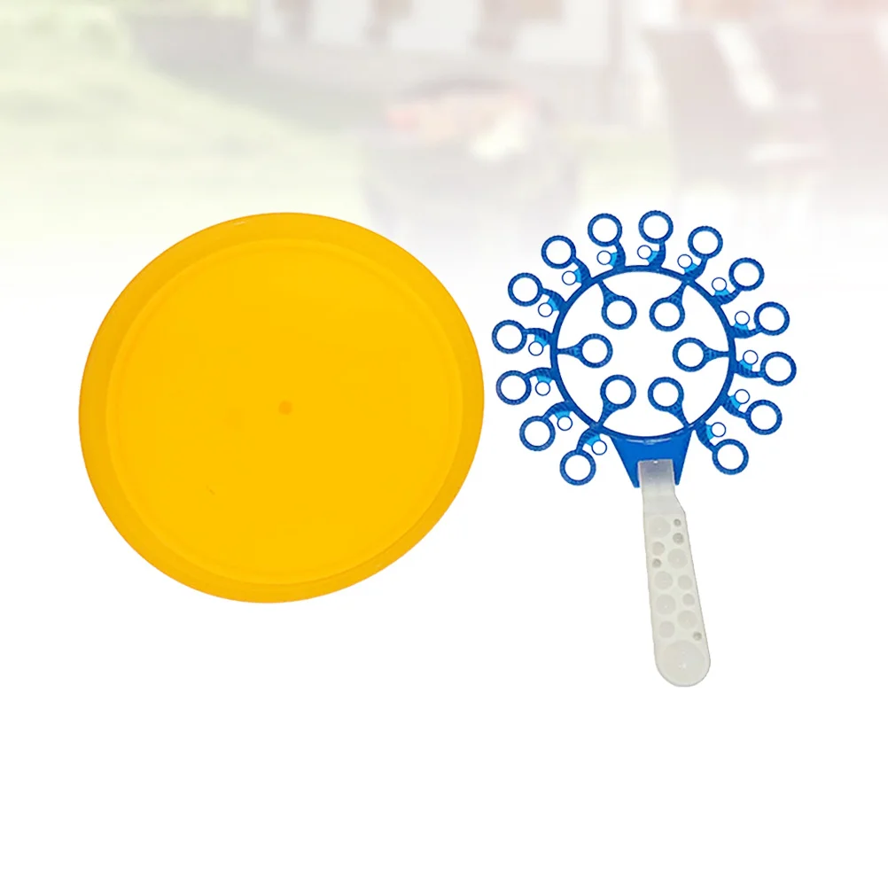 عصا للأطفال في الهواء الطلق، مجموعة حلقات صانع فقاعات جامبو كبيرة الحجم، أدوات صابون لعبة فقاعات النفخ للأطفال