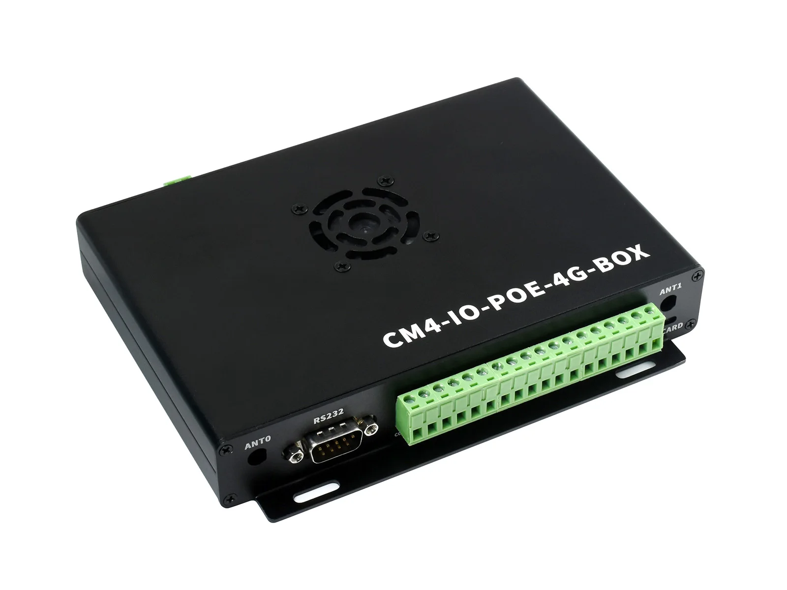 Mini-ordinateur industriel IoT CM4-IO-POE-4G-BOX basé sur Raspberry Pi CM4, Module de Support assemblé 5G/4G, RS485/RS232 isolé