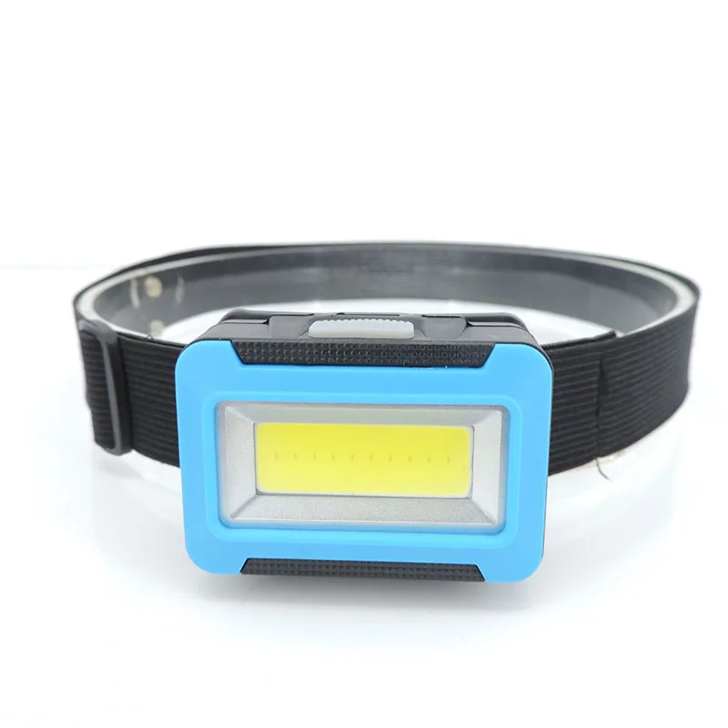 Mini Headlamp small COB LED Headlight head torch 3 Modes AAA Outdoor night light Head Lamp for Camping Hiking Fishing Cycling