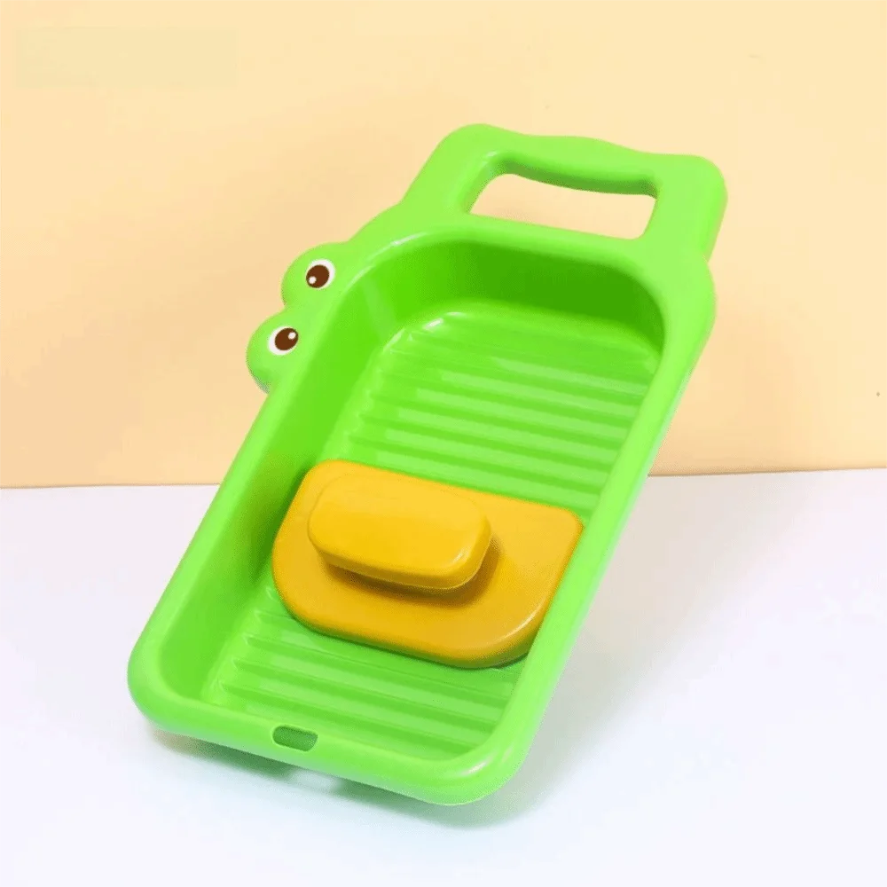 Plastic Integrated Laundry Board Anti-slip Cartoon Crocodile Lovely Washing Board Manual Multifunctional Integrated Washbasin