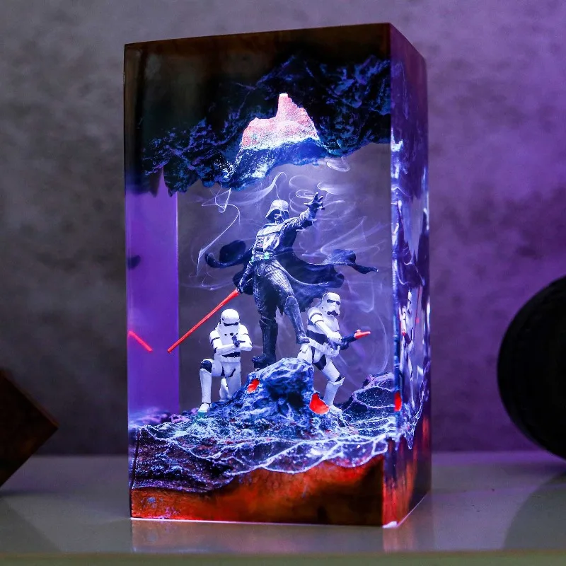 

Star Wars peripheral model ornaments resin lamp Darth Vader Stormtrooper ornaments night light bedroom decoration birthday gift