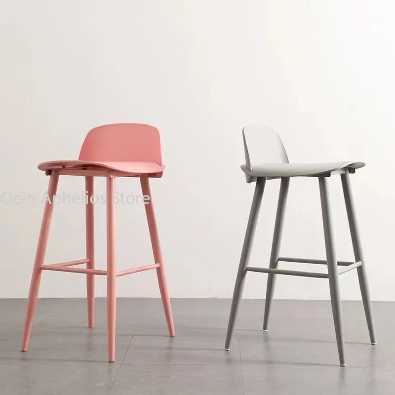 

Counter Height Bar Stools Plastic Comfortable Chaises Design Bar Stool Elegant Kitchen Taburete Cocina Alto Bar Furniture