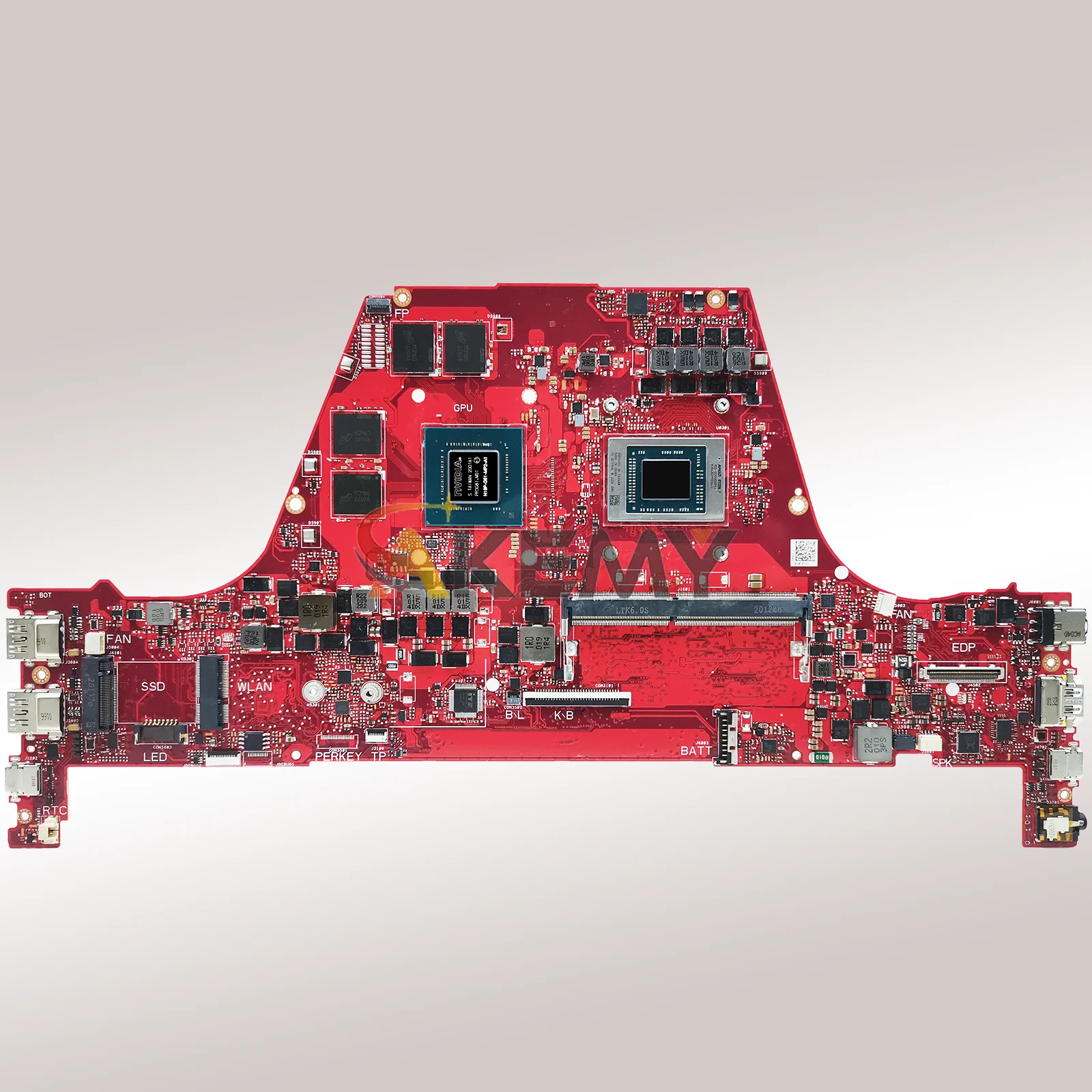 GA401IH اللوحة الأم للكمبيوتر المحمول ASUS ROG Zephyrus G14 GA401II GA401IH GA401I اللوحة الرئيسية للكمبيوتر المحمول مع وحدة المعالجة المركزية R5 R7 R9 115% اختبارات موافق