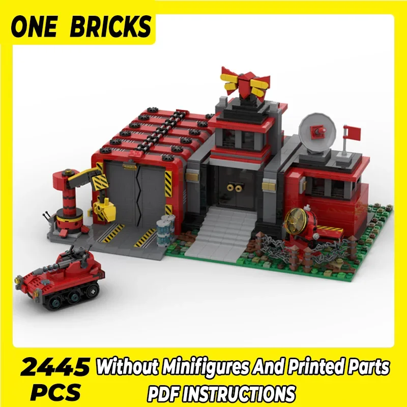 Moc Building Bricks Street View Model City Command Centre Technology Modular Blocks Gifts Toys For Children DIY Sets Assembly