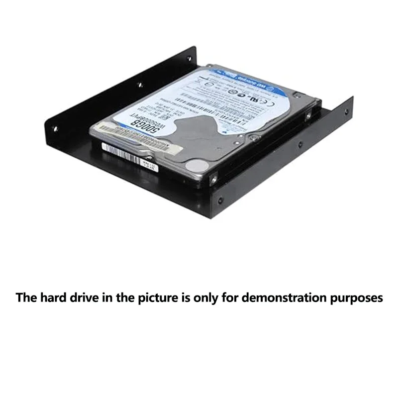 حامل محول Coolcirc 2.5 إلى 3.5 بوصة معدني SSD/HDD مع SATA لحافظة الكمبيوتر ومجموعة تركيب القرص الصلب المحمول للاستخدام المحمول