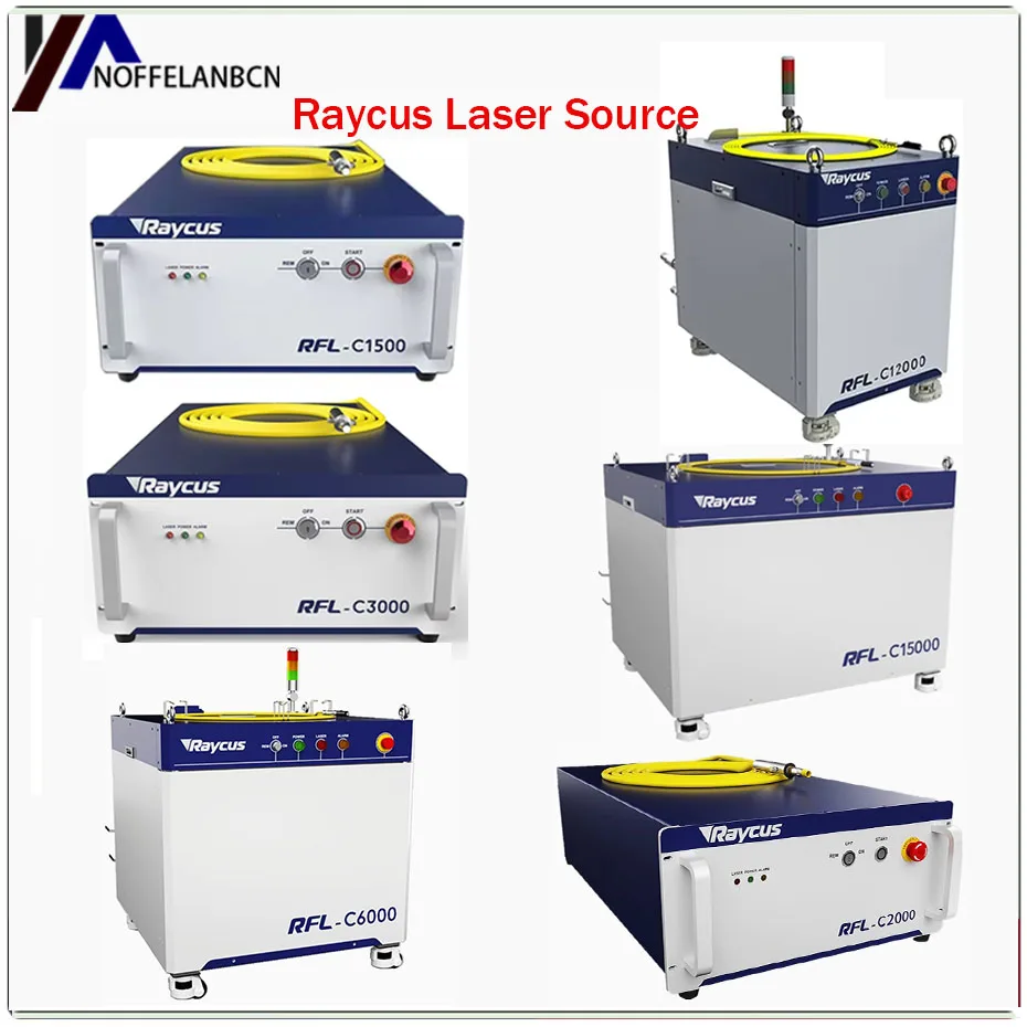 آلة القطع Raycus الليزرية الأصلية Raycus مصدر الليزر الجديد 1500/2000/3000/6000 واط
