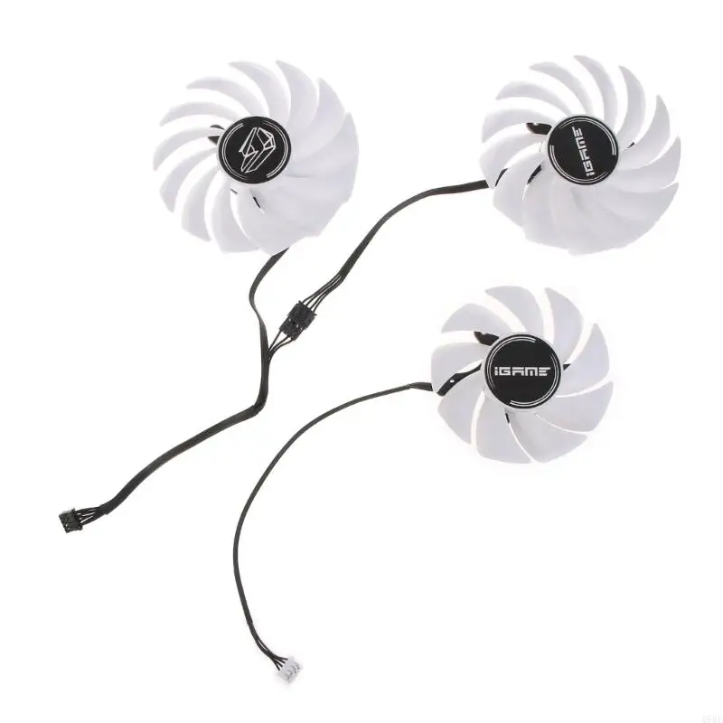 

652F New 89/75mm GPU Cooler Fan 4Pin 12V Cooling Fan for Colorful GeForce 3080 3070 3060 Ti iGame OC Graphics Card