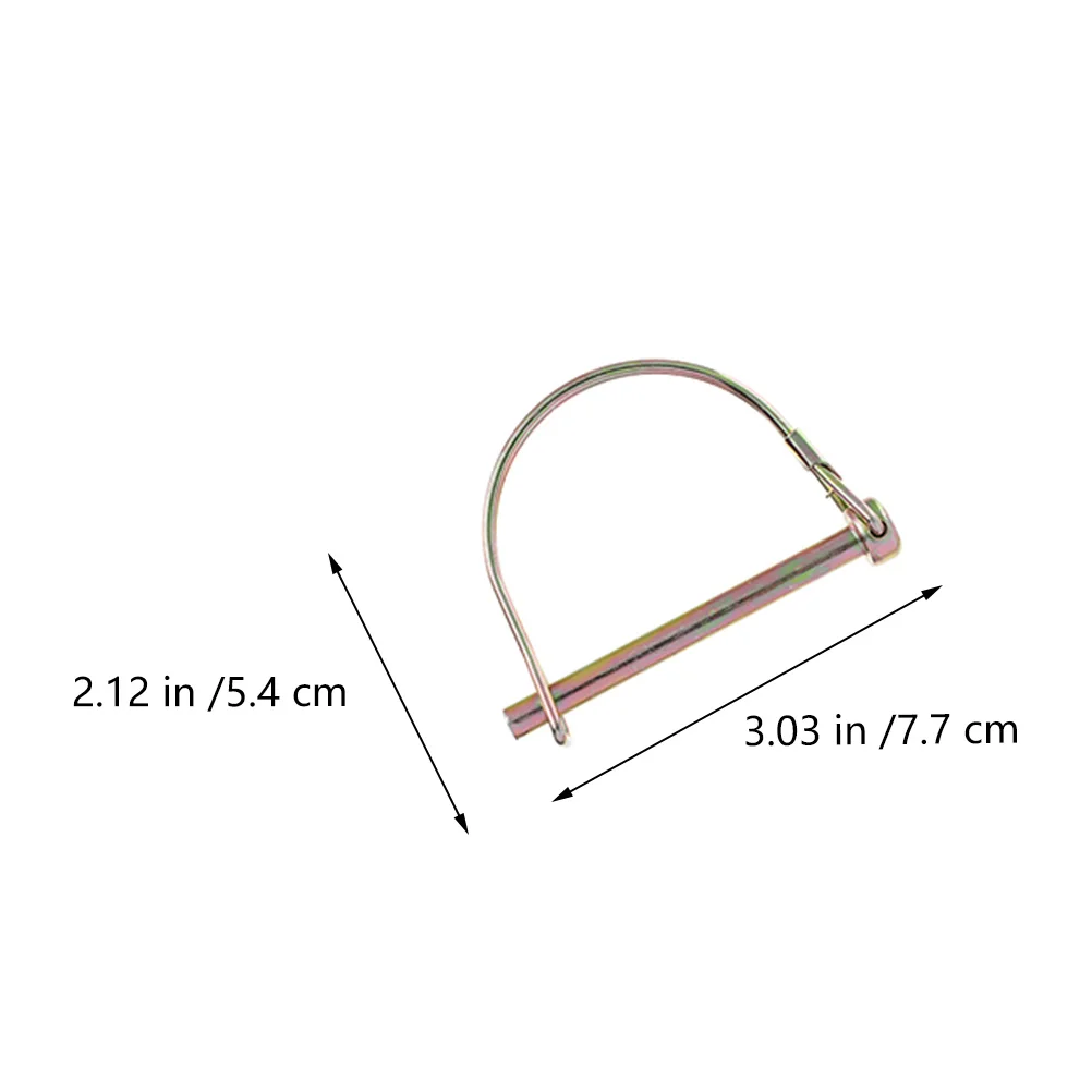 

6Pcs Safety Coupler Pin Alloy Shaft Locking Pin Heavy Duty Trailer Truck Farm Tractor Hitch Corrosion Resistant