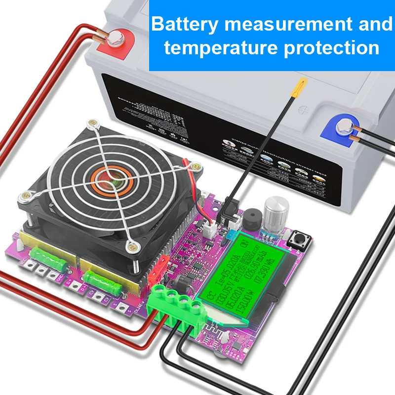 DL150W Power Electronic Load Voltage Current Battery Tester 18650 Pack Capacity Monitor USB DC 72V Checker Tools For PC Online