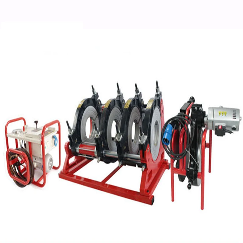 63-160mm Hdpe Pipe Plastic Welders Manual Hand Screw Butt Fusion Welding Machine