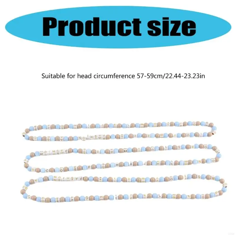 Bands chapeau perles en plastique coloré pour femmes hommes design occidental conception occidentale accessoires