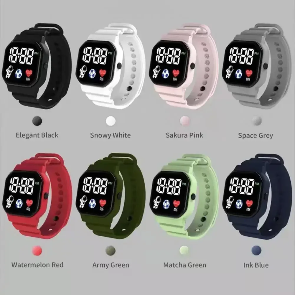 Relojes digitales para niños y mujeres, pulsera de mano con correa de silicona para estudiantes, hebilla para niños y adolescentes, reloj de Hora de fútbol barato