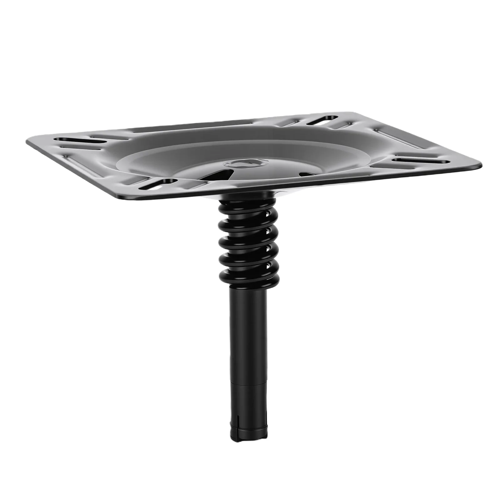 Boat Seat Mount Shock Absorbing Spring Structure Boat Seat Pedestal Base for 3/4 Inch Pin Post Socket Boat Seat Pedestal Base