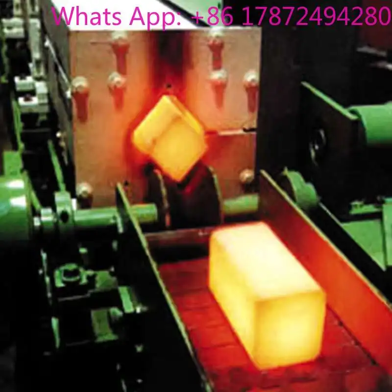 Metal Forging Induction Hine Horizontal Bars Billet Rod Heater Steel Iron Industrial Heating Oven Stove