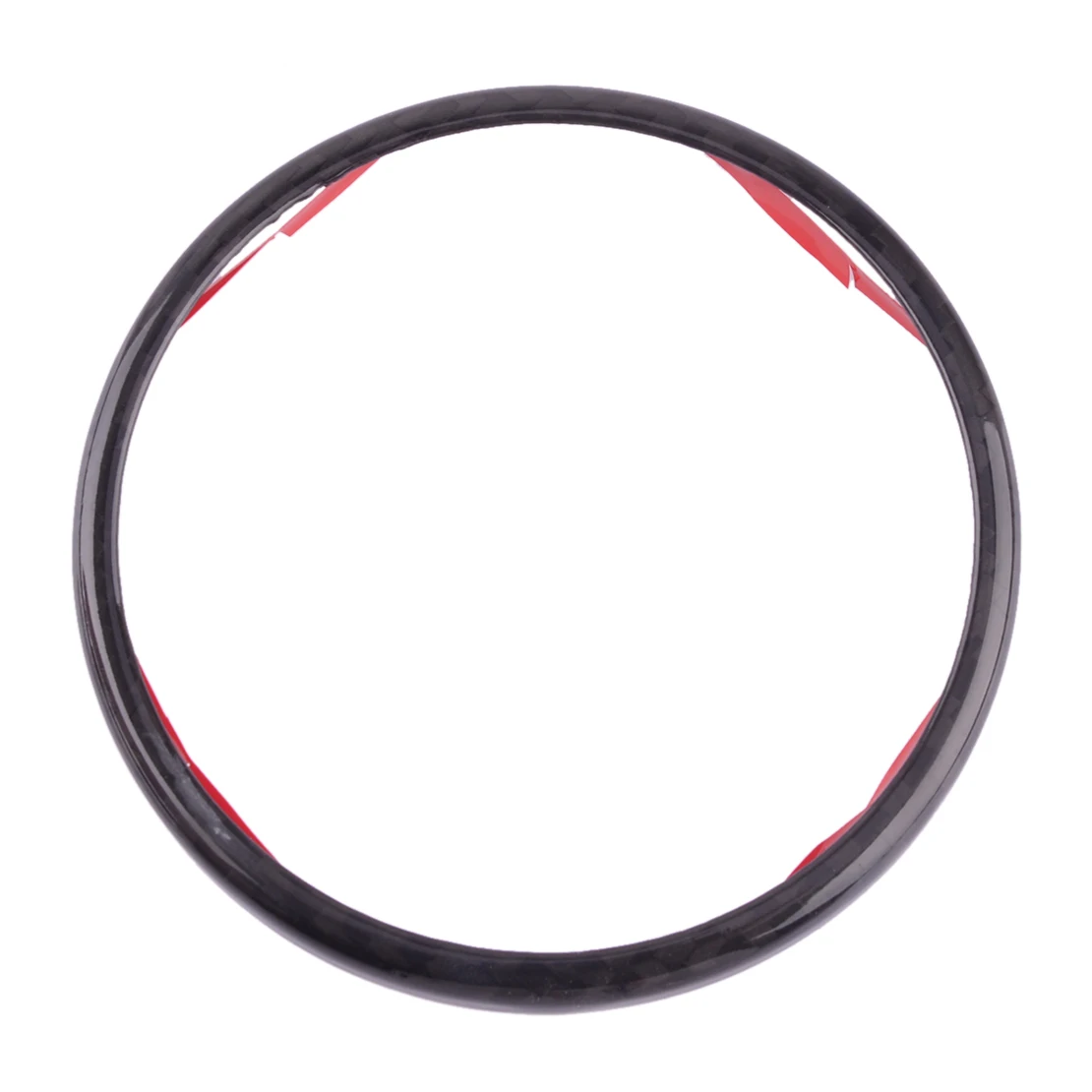 

Car Rear Logo Emblem Ring Trim Black Carbon Fiber Cover Fit for Alfa Romeo Giulia/Stelvio 2020 2021 New