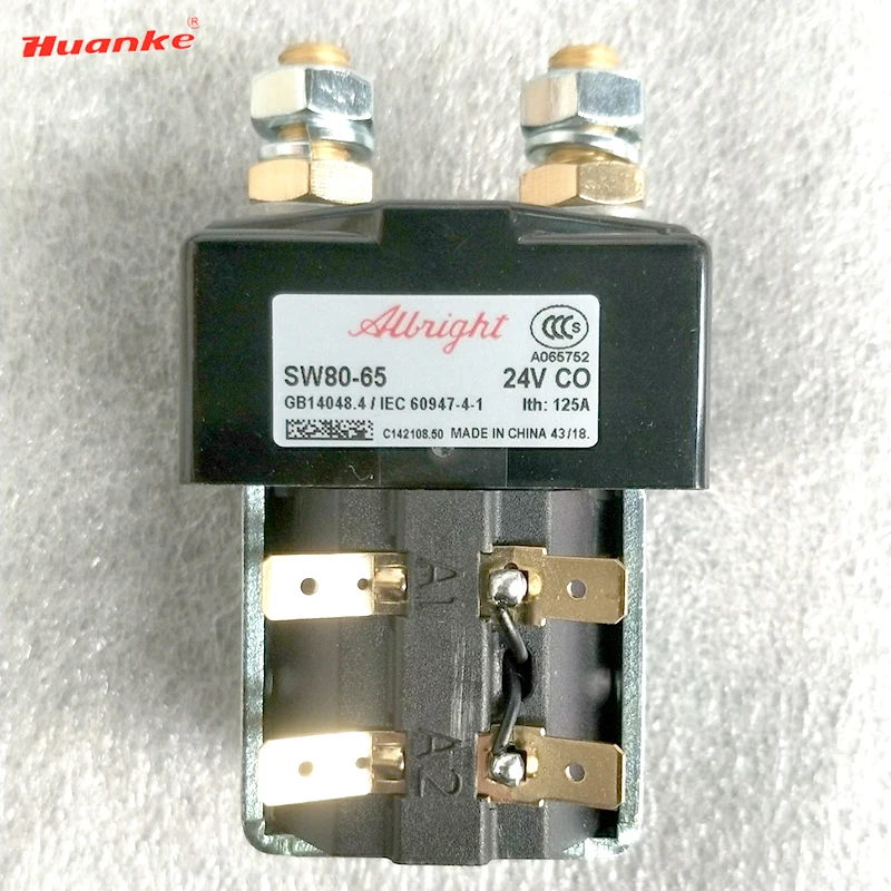 original 24v 100A Albright sw80-65 model DC contactor for golf cart / pallet truck/stacker