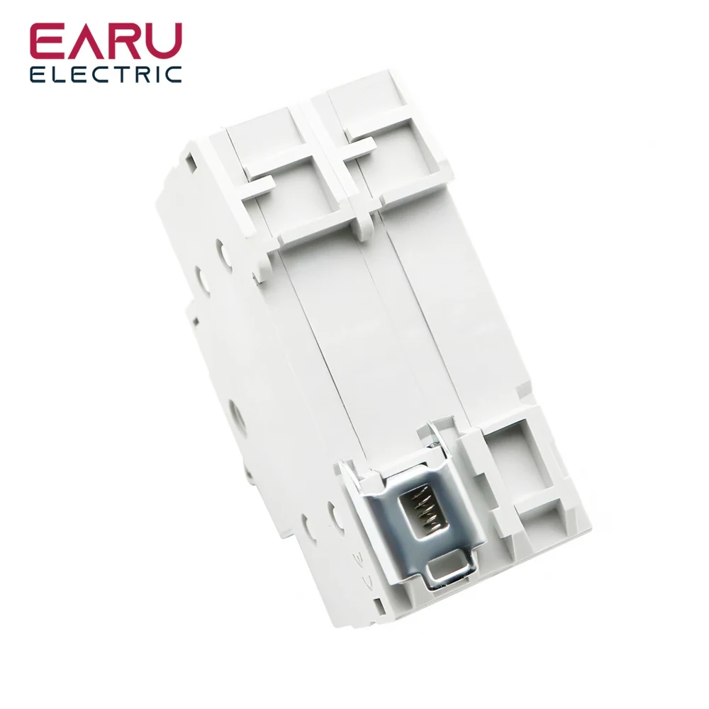 2P 40A 63A AC 230V 400V MTS Dual Power Manual Transfer Interlock Circuit Breaker Din Rail Isolating Discounnecting Switch