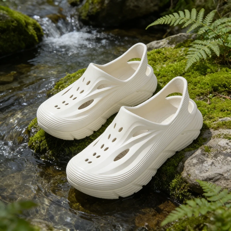 

Mens Beach Sandals Sandalias Hombre Clogs Garden Shoes Outdoor Aqua Water Soft Comfortable Shoes Сандали Женские Ciabatte Uomo