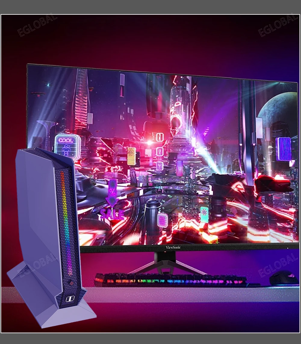 13th Gen Gaming Mini Computer RTX4060 RTX3050 8G  I9 13900H 12900H I7 13700H RGB Mini Gamer PC Desktop Barebone PC WiFi6