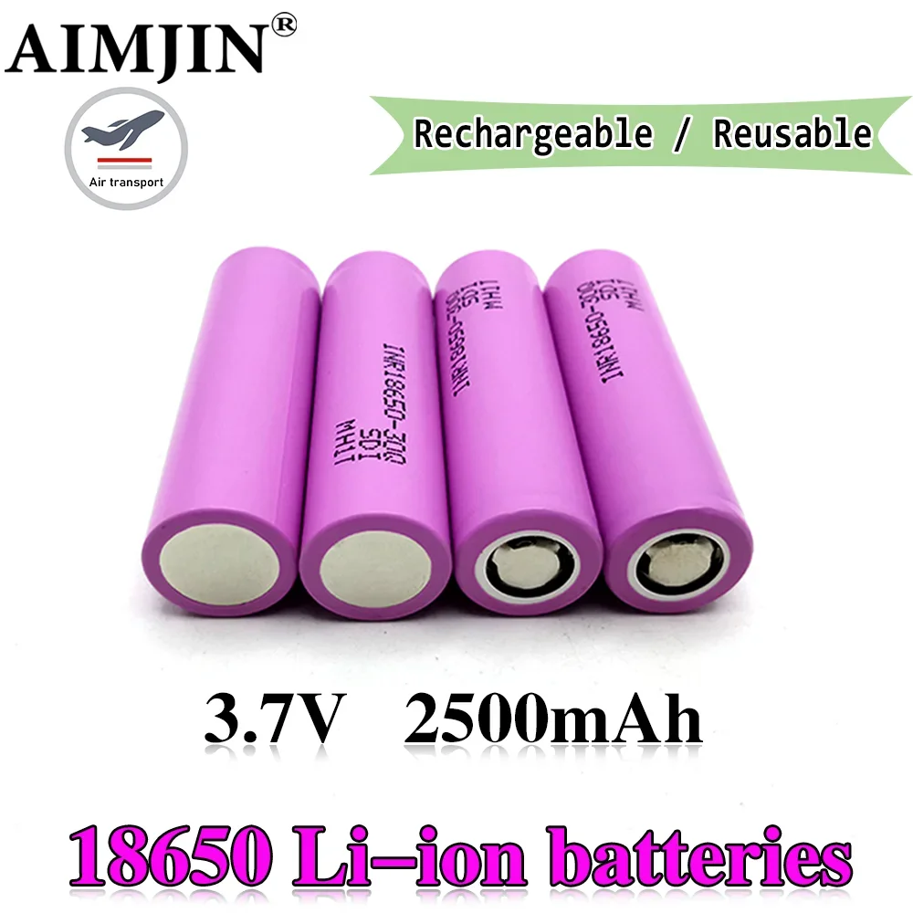 

100% Original New INR18650-30Q Battery 3.7V 2500mAh Li-Ion Rechargeable Batteries