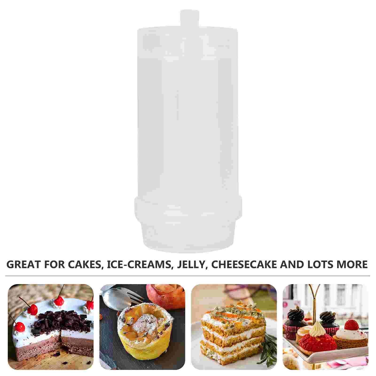 40 Pcs Push Pop Containers with Lids Cupcake Stand Pushable Holder Tools