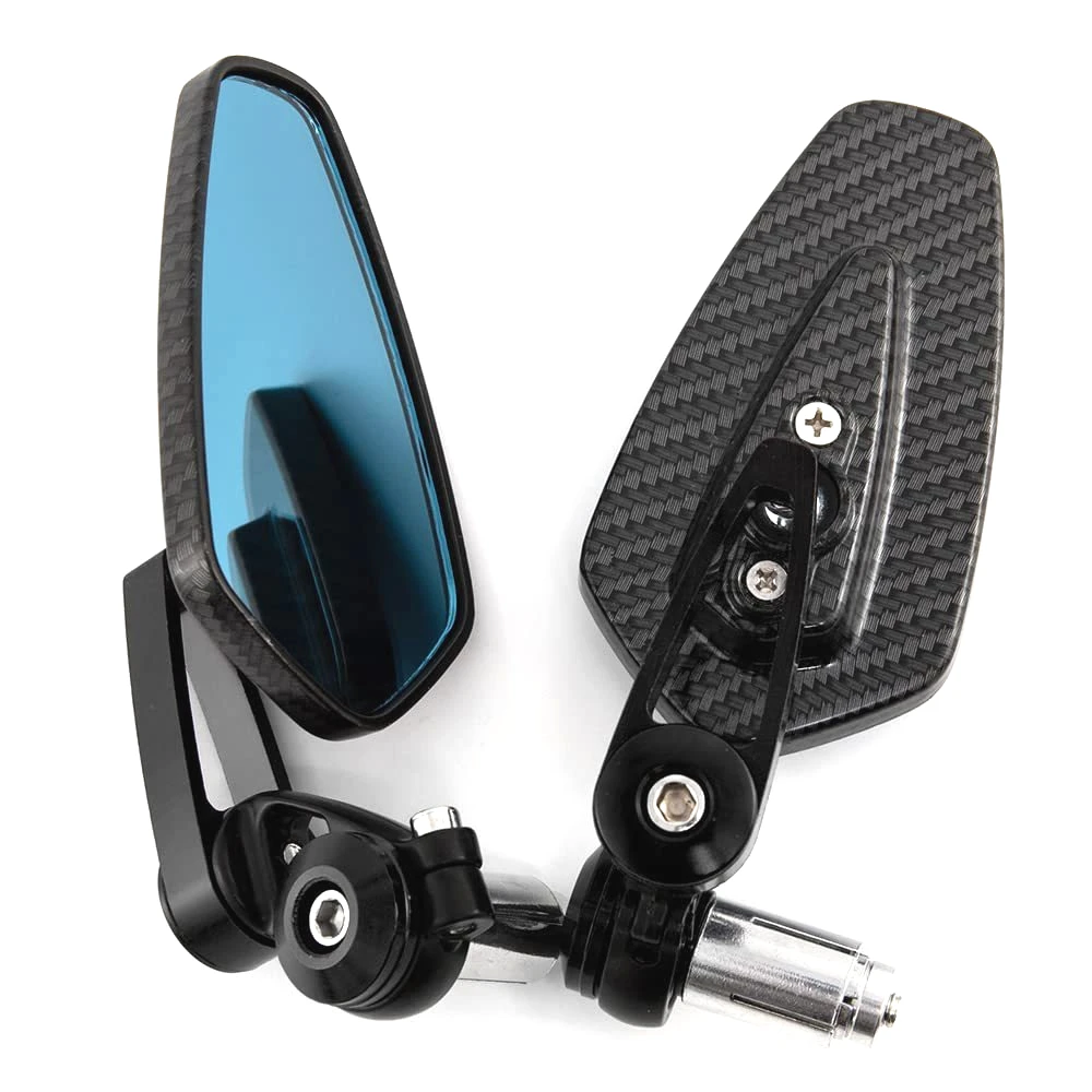 Espelhos Retrovisores Laterais para Guidão de Moto Yamaha MT09 MT07 XJ6 FJR XJR 1300 Racer Fazer XT 600 TDM 900