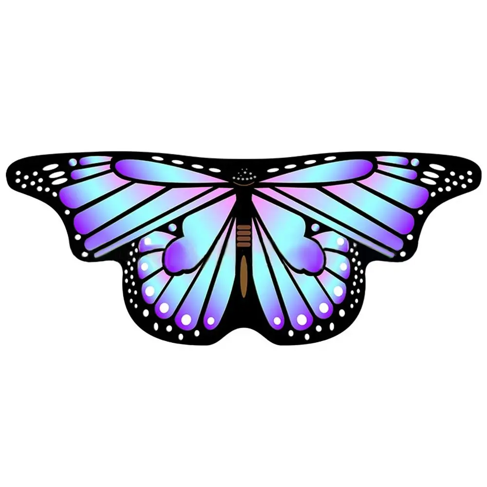Kinderen Vlindervleugels Cape Meisjes Fee Sjaal Pixie Mantel Fancy Kleurrijk Jurkje Kostuum Cadeau Feest & Vakantie DIY Decoraties