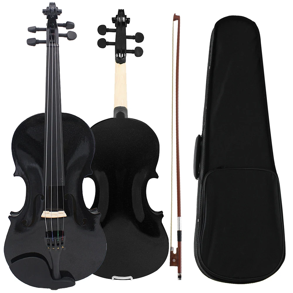IRIN V-10 4/4 Violin Solid Wood Colorful Fiddle Professional Violin with Case Bow Stringed Instrument for Beginners Practice