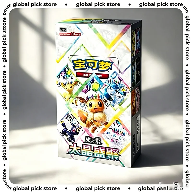 

New Ptcg PokéMon T17.5 Terastal Festival Eevee Booster Box Authentic Original Simplified Chinese Trading Cards Adult Collectors