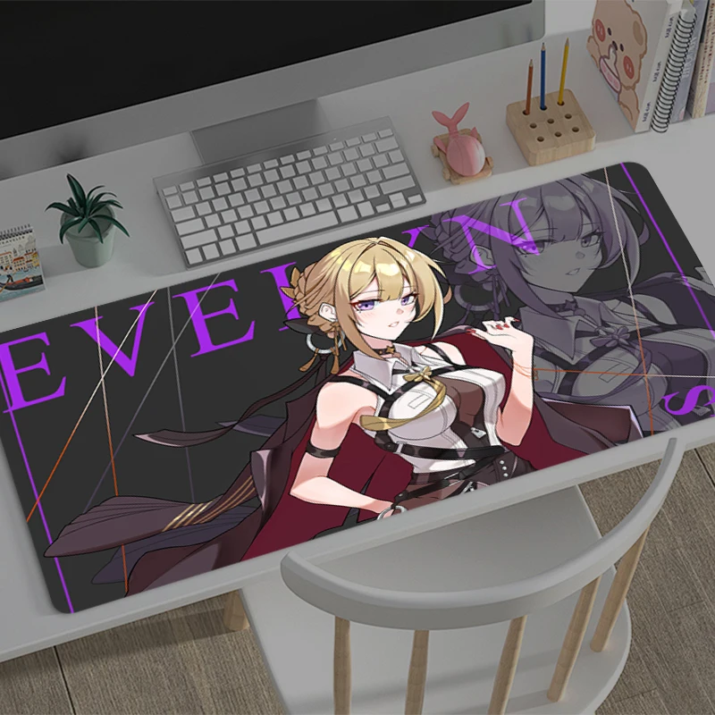 لوحة ماوس الألعاب Zenless Zone Zero Evelyn Gamer ملحقات الكمبيوتر لوحة المفاتيح Table Mat Mousepad Company Desk Mat PC Mousepad