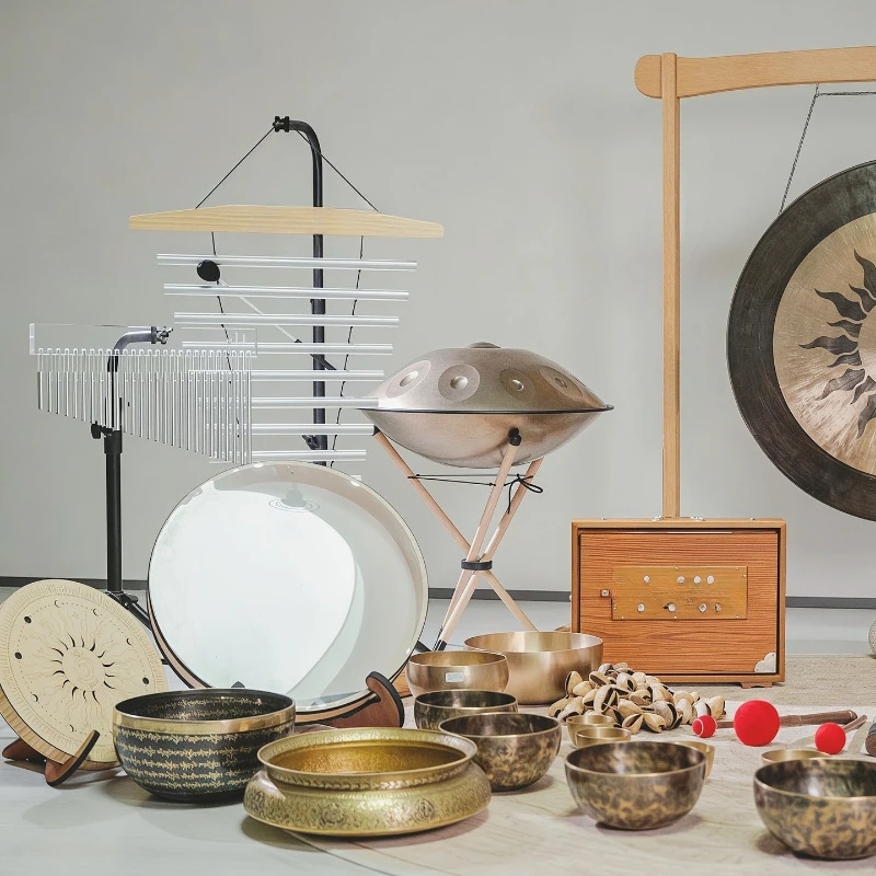 Seven-tone bowl, sound therapy instrument yoga meditation, Sanskrit meditation meditation concert, musical instrument package