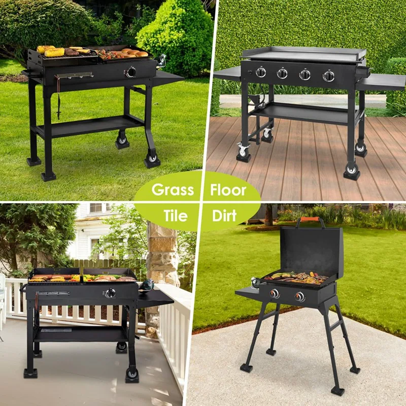 4 Pack Grill Levelers Leveling Kit, Griddle Leveling Shims Kit For Most Grills Effortless Leveling-ABSW