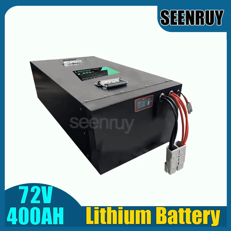 Li-ion 72V 400AH Lithium Battery Free Charger with ANT BMS 420A  for Food Truck RV Van Forklift Car