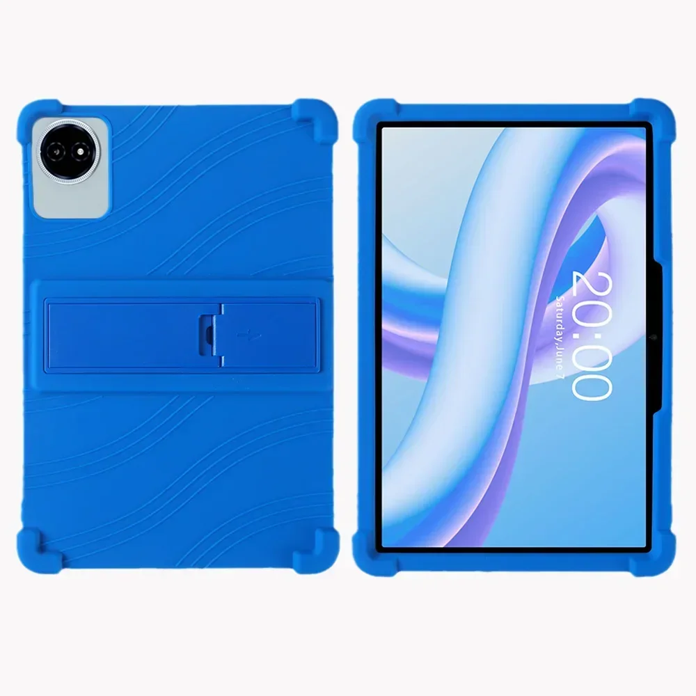 For Stand Case Teclast M50 Plus Tablet 10.1 Inch Stand Cover Teclast M50plus Soft Silicone Kids Adjustable Stand Shell