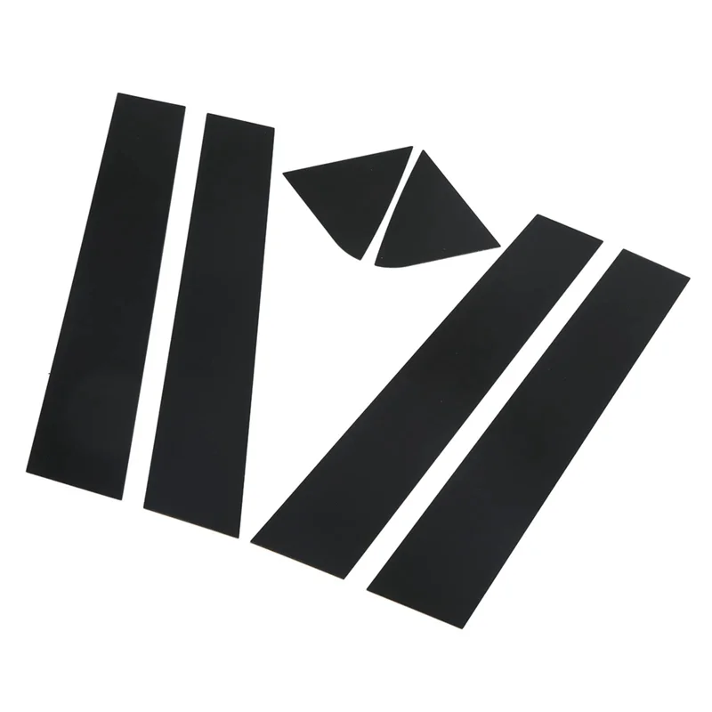 

Reliable-For Dodge Charger 2006‑2010 Car Window Pillar Post Decal Trim, Side Door Window Cover Trim Accessories (Glossy Black)