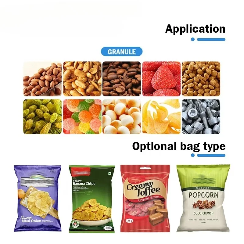 Automatic IQF Frozen French Fries Potato Finger Chips Multihead Weigher Vertical Packaging Machine 1kg 2kg VFFS