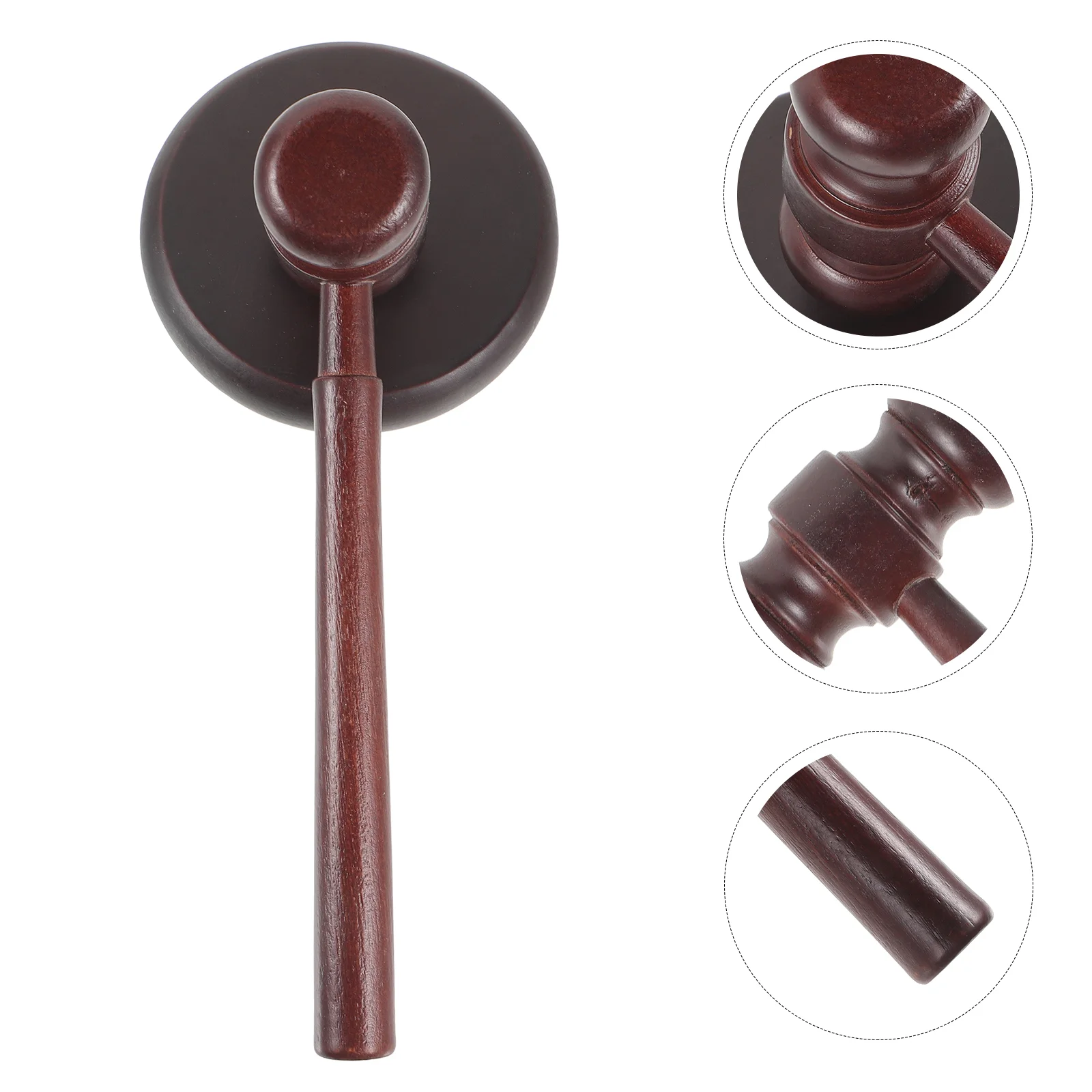 Judge Hammer Gavel Cosplay Gavels Wood Kids Toys Child Auction Ornament