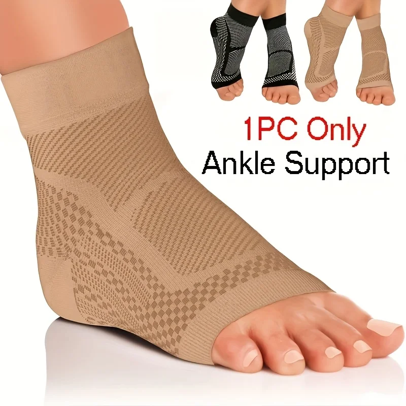 1Pc Knitted breathable Ankle Support Brace, Best Ankle Compression Support Brace for Foot and Heel