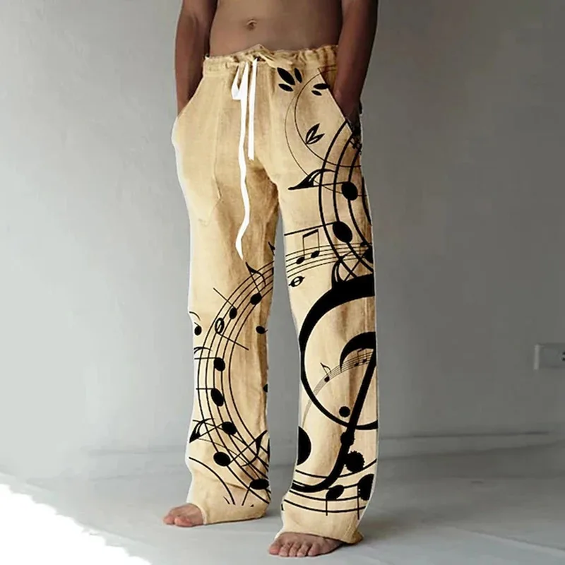 

Мужские брюки с эластичной резинкой на талии и 3D принтами, графические летние повседневные праздничные уличные брюки, мужские джоггеры